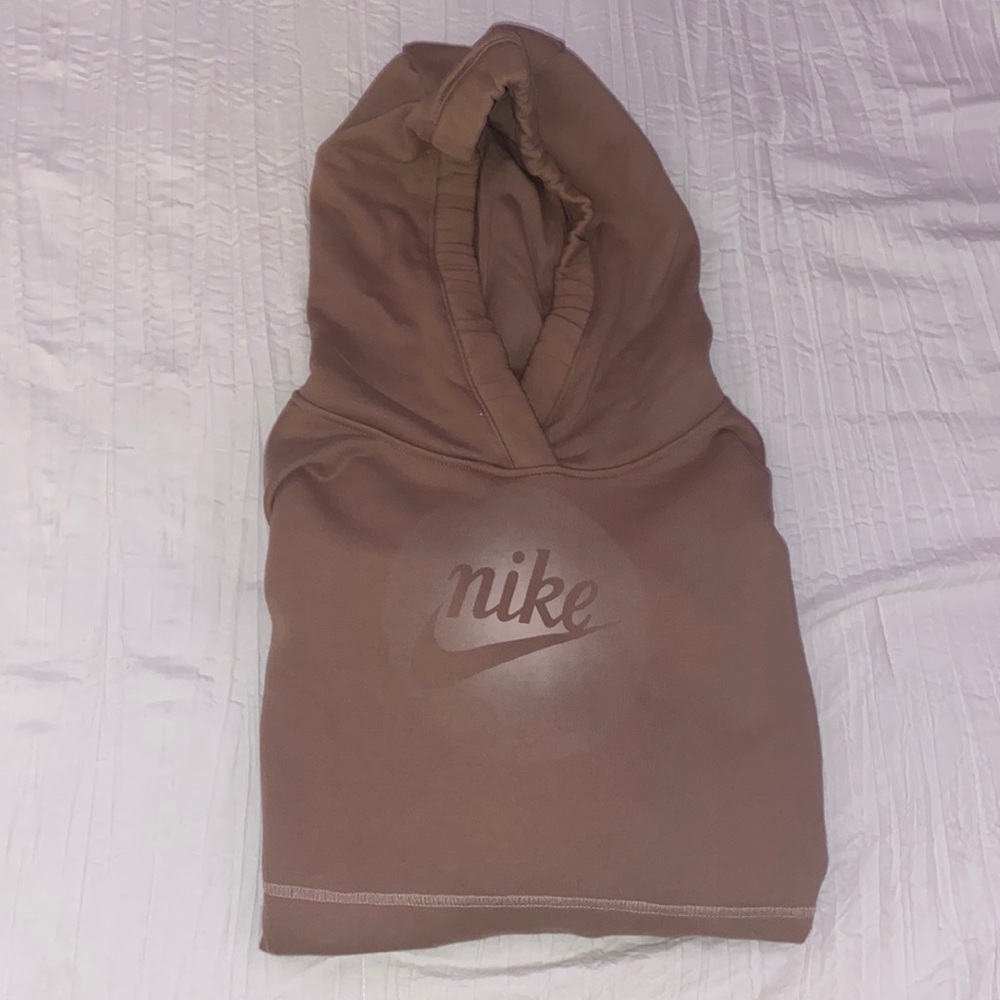 brown nike hoodie